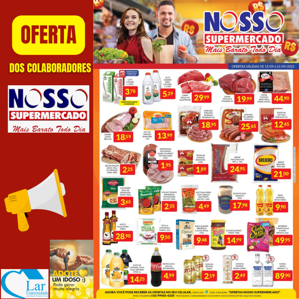 Supermercado Padrão - Ofertas da semana de 30/10/2023